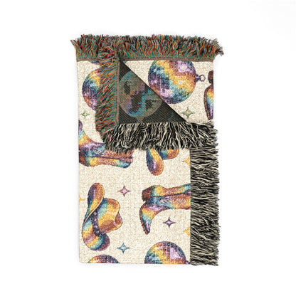 Rainbow Cowboy Woven Blanket