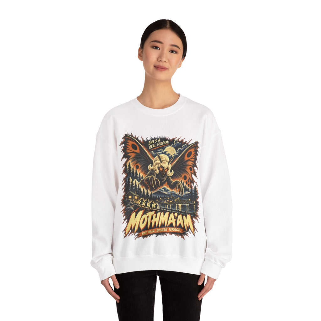 Mothmaam Retro Monster Crewneck Sweatshirt