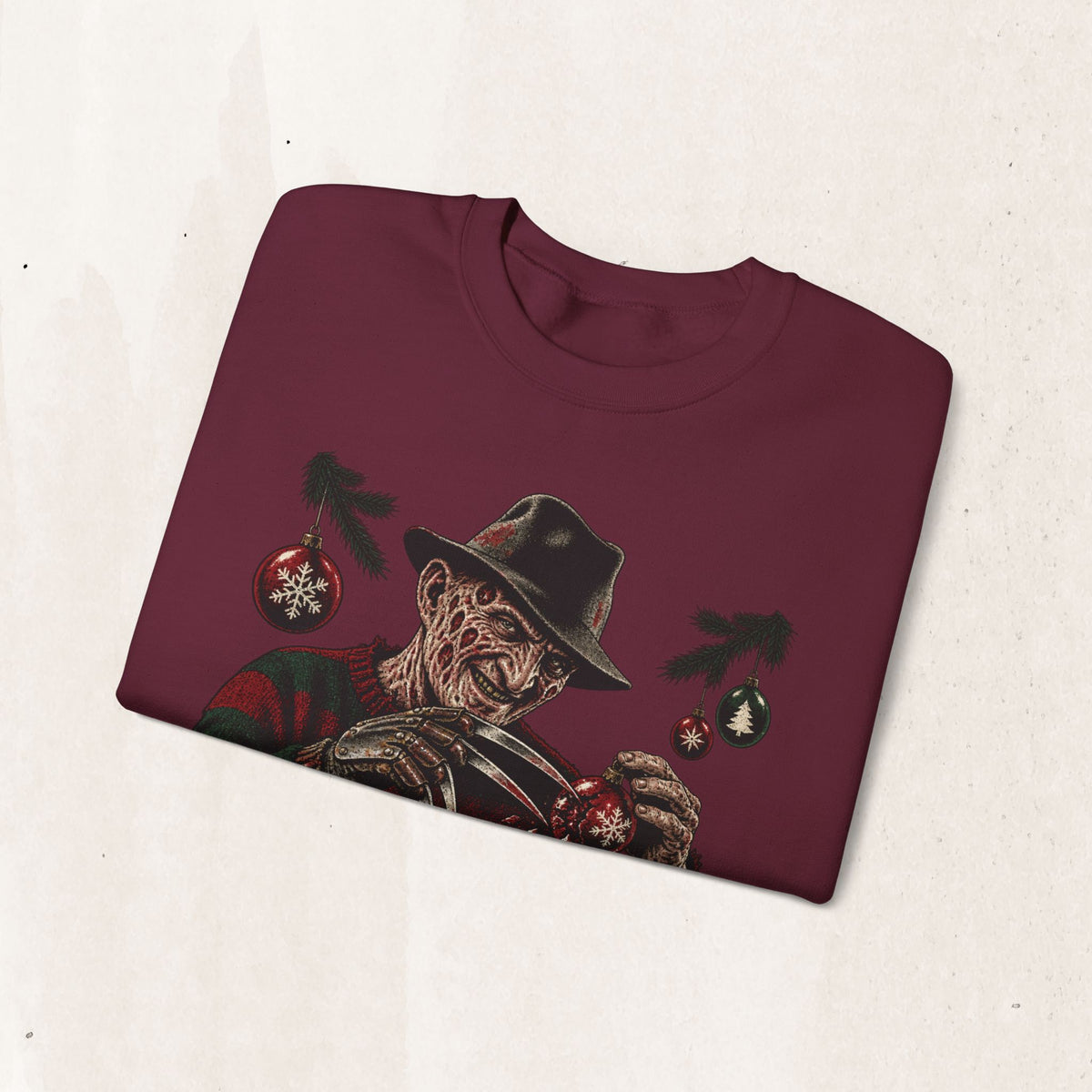 Freddy Krueger Christmas Crewneck Swearshirt