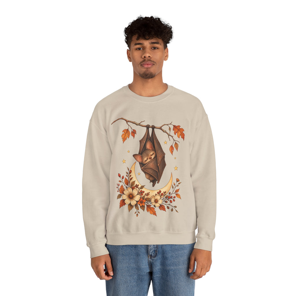 Autumn Bat Moon Crewneck Sweatshirt