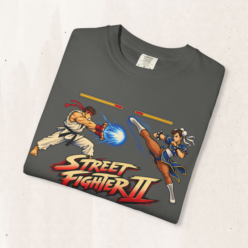Street Fighter II Ryu vs Chun-Li Graphic Tee