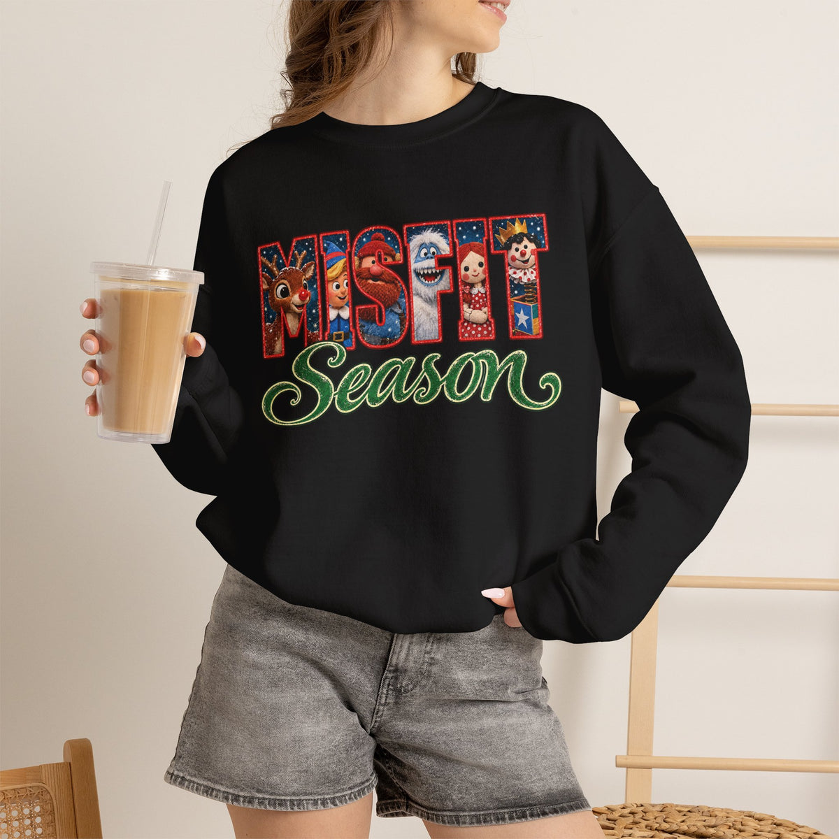 Rudolph "Misfit Season" Crewneck Sweatshirt