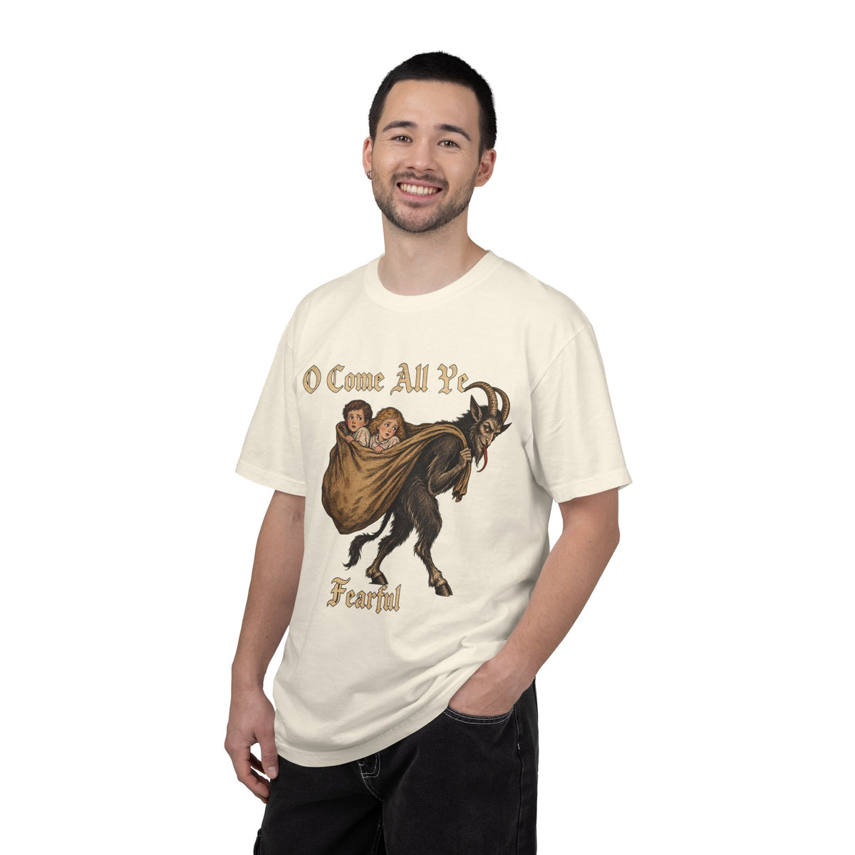 Vintage Krampus Christmas Tee Printify