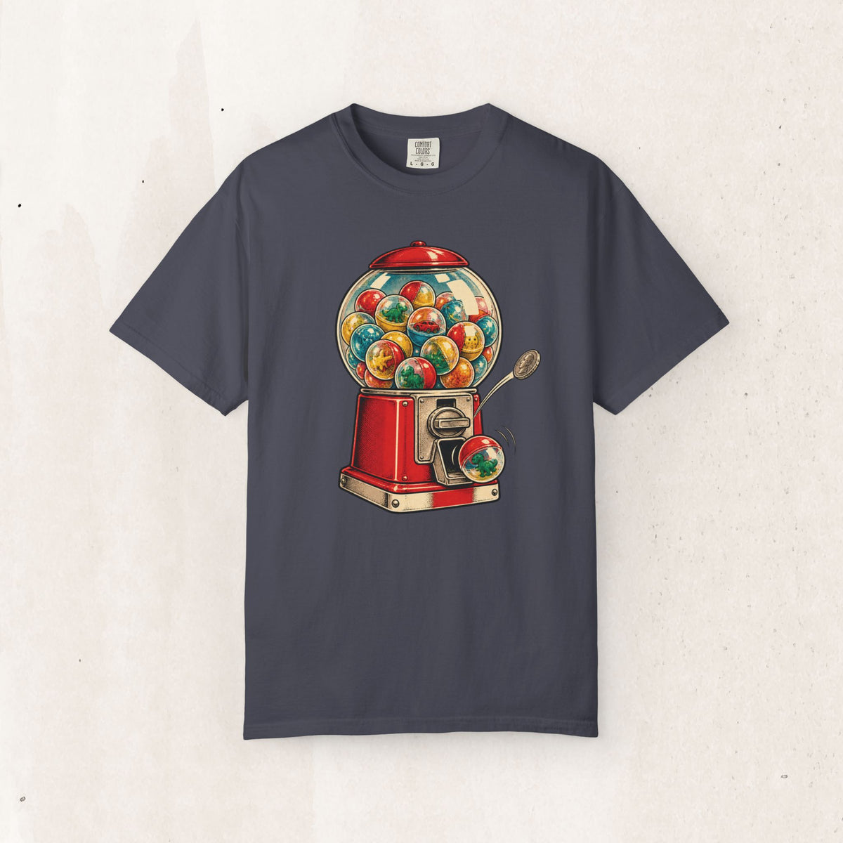 Gumball Machine Graphic Tee – Navy