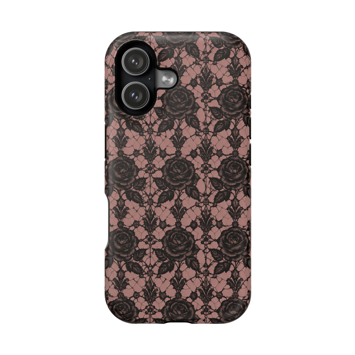 Vintage Black Rose Phone Case, alternate view