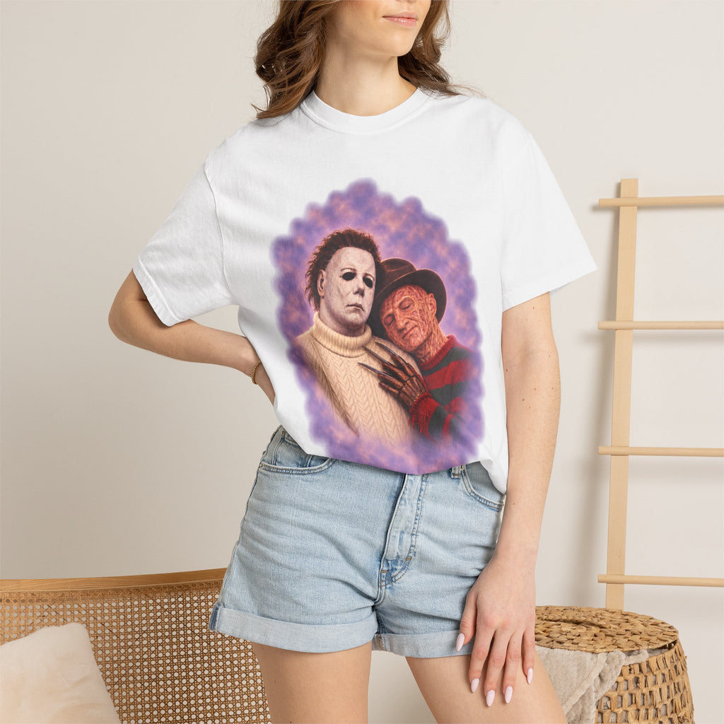 Michael Myers & Freddy Kreuger 80's Portrait Tee