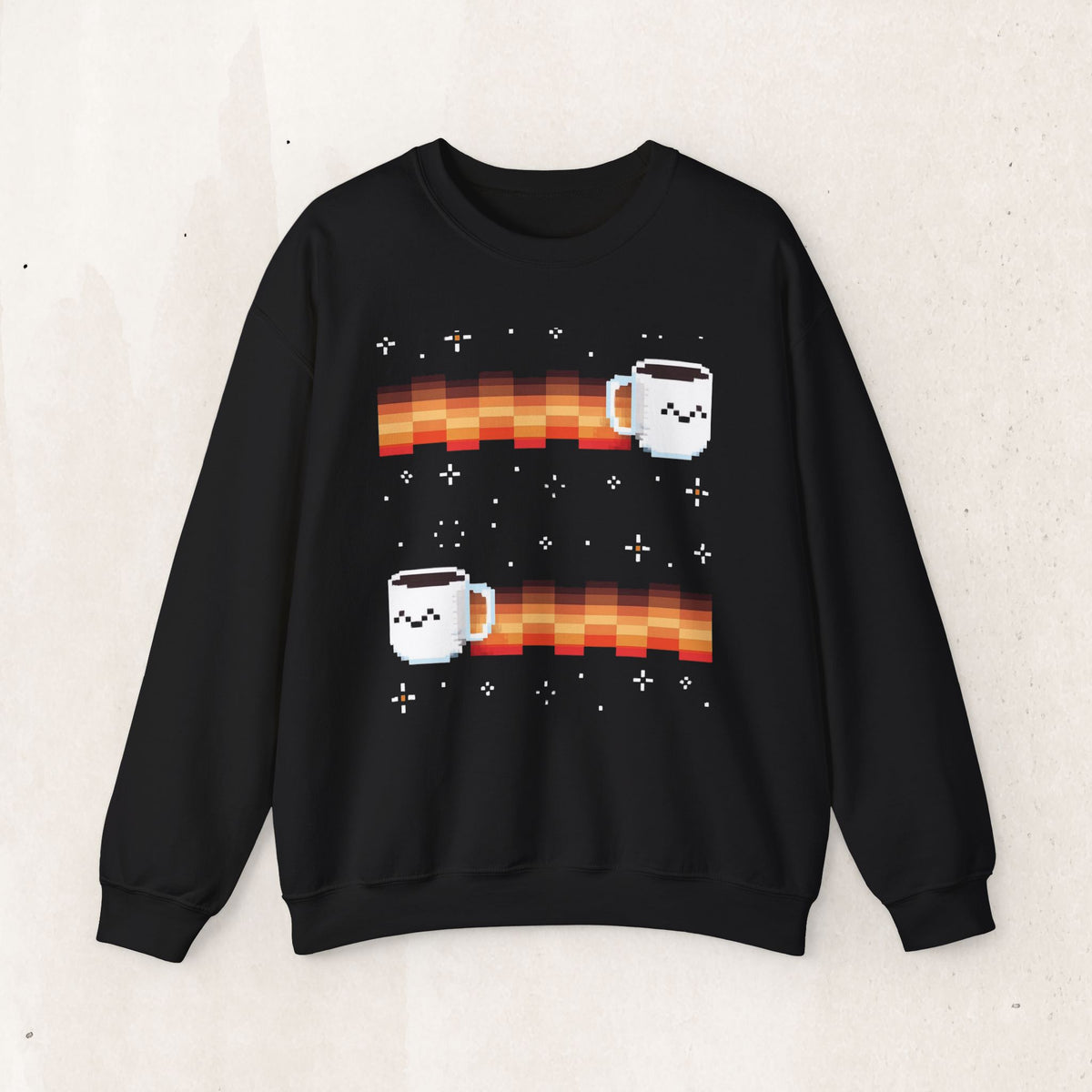 Pixel Coffee Meteor Crewneck Sweatshirt