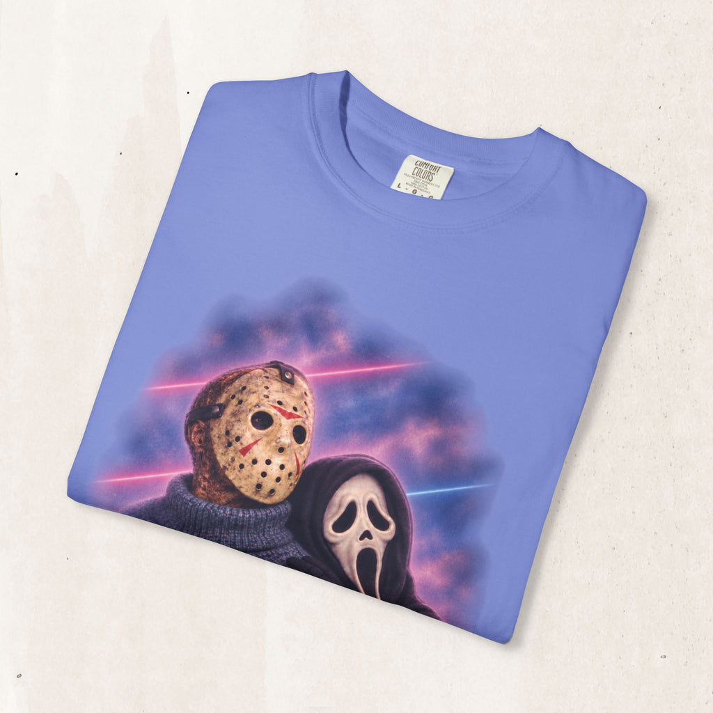 Jason Vorhees & Ghostface 80's Portrait Tee