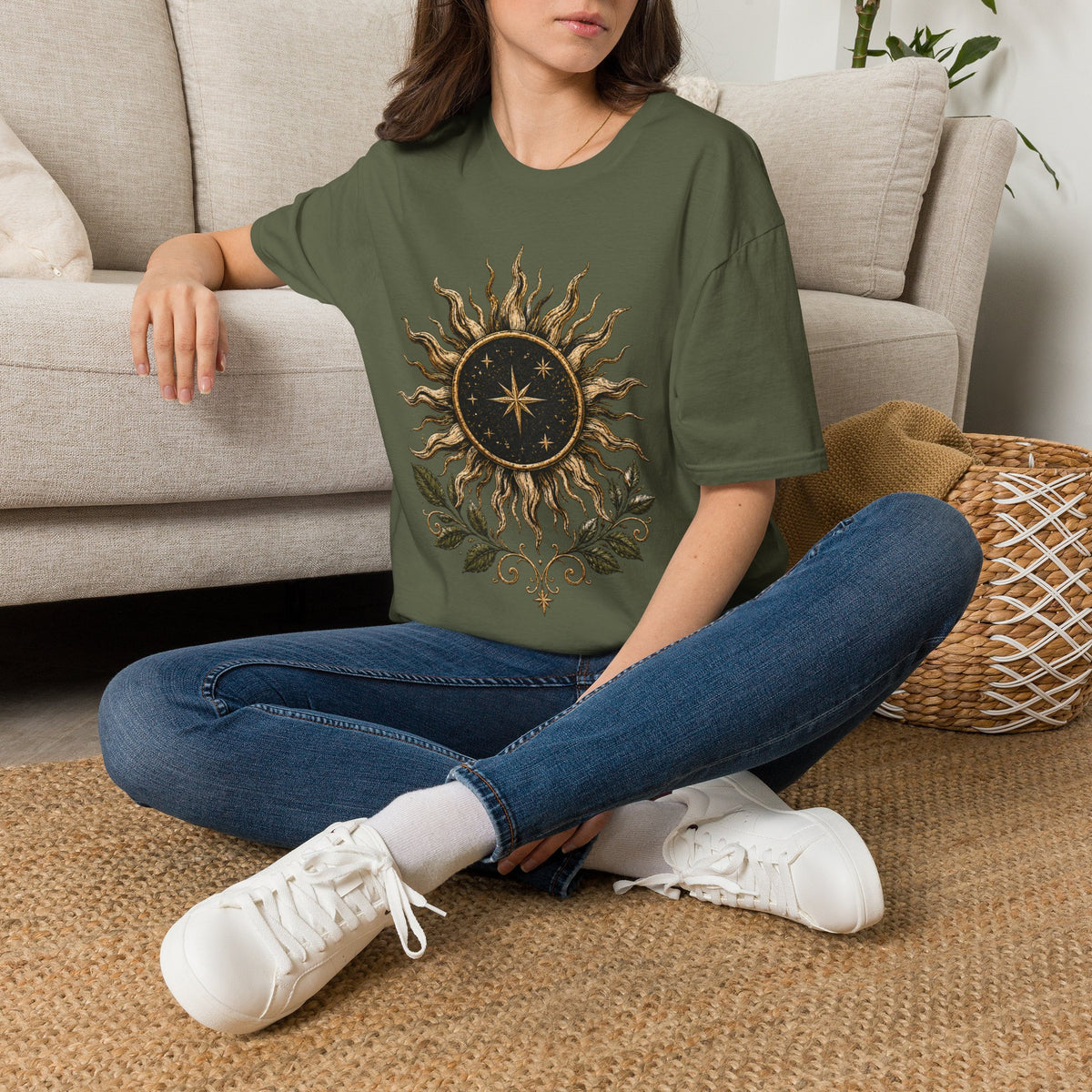 Solar Compass Celestial Sun Tee