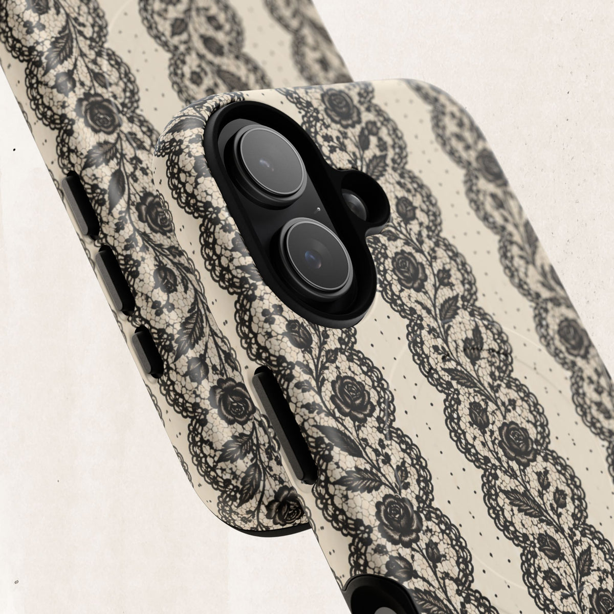 Lace Stripes Magnetic Phone Case