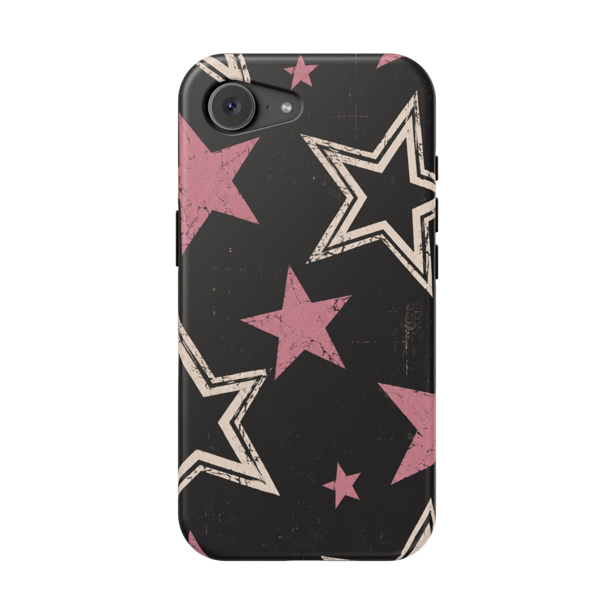 Pink Retro Stars Magnetic Phone Case, alternate view