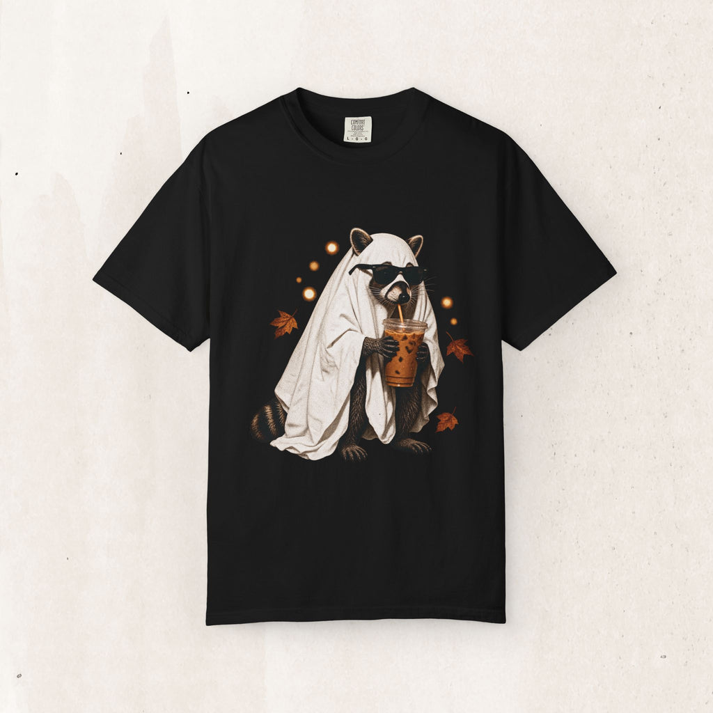 Halloween Raccoon Ghost Costume Tee