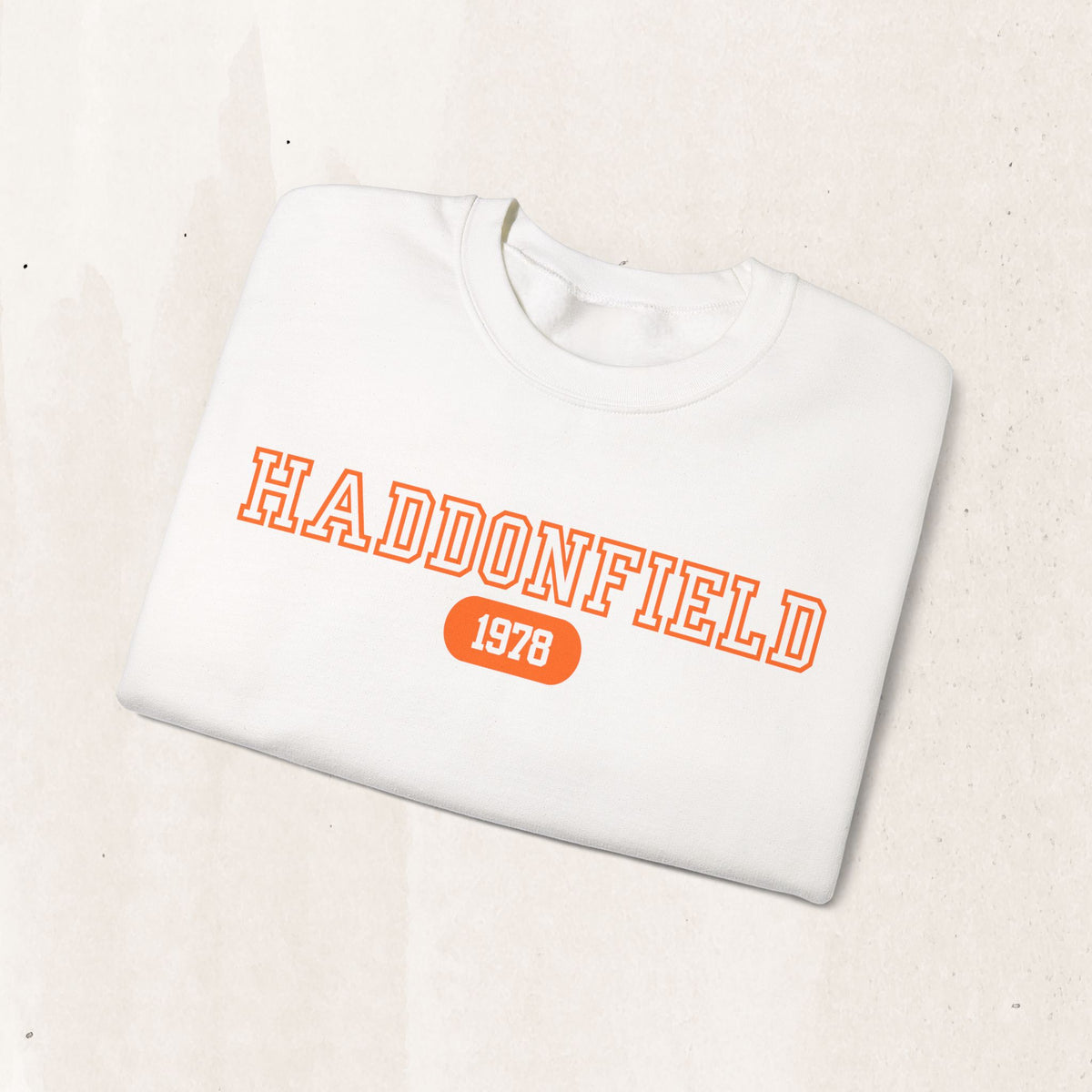 Haddonfield 1978 Halloween Sweatshirt in Military Green, alternate view