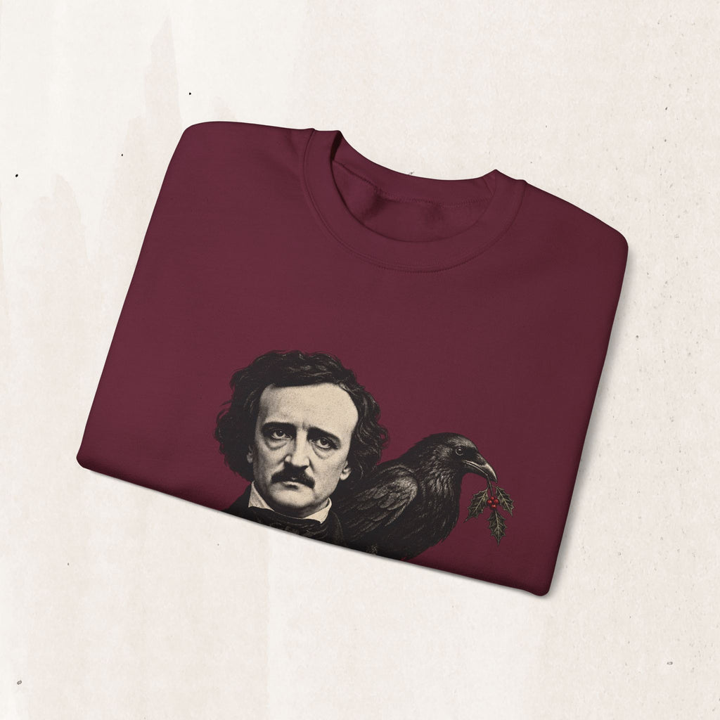 Edgar Allan Poe Christmas Crewneck Sweatshirt