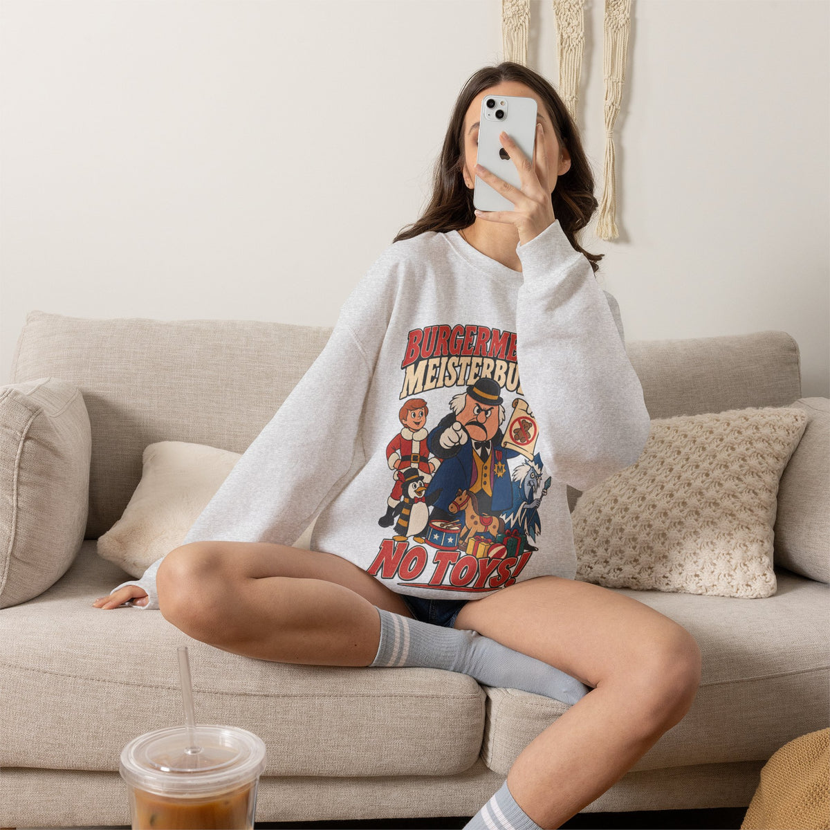 Meisterburger 'No Toys!' Crewneck Sweatshirt