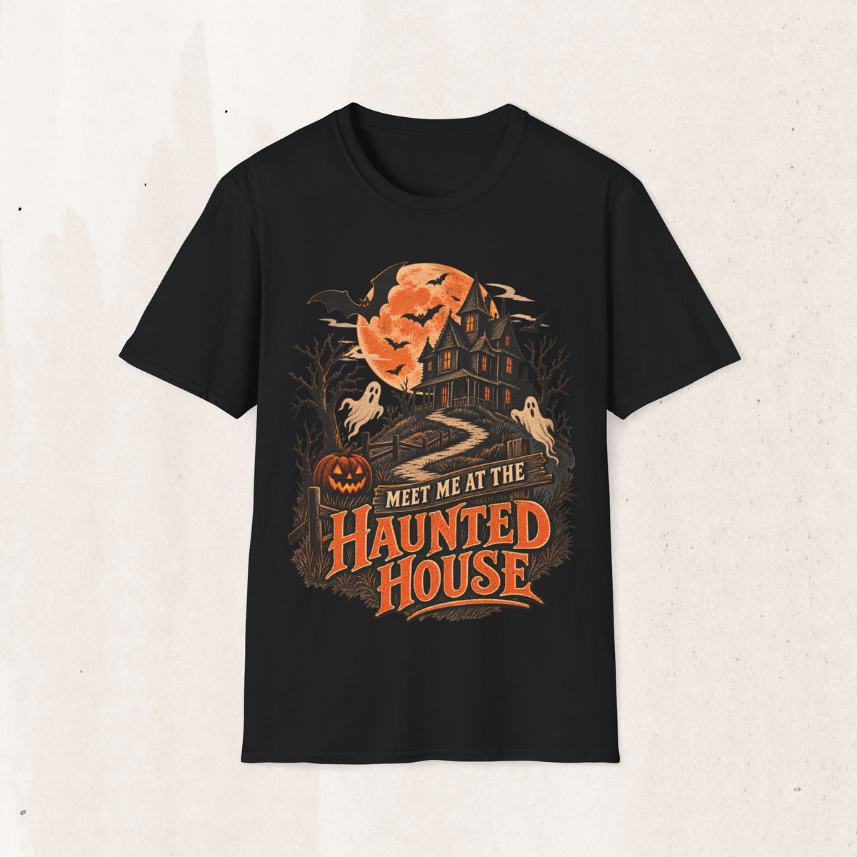 Haunted House Halloween Tee