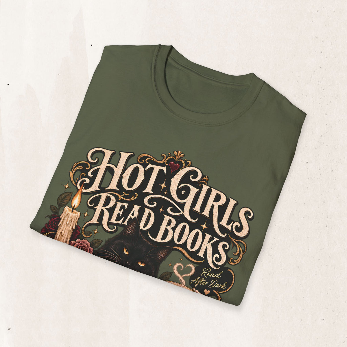 Hot Girls Read Books Graphic Tee