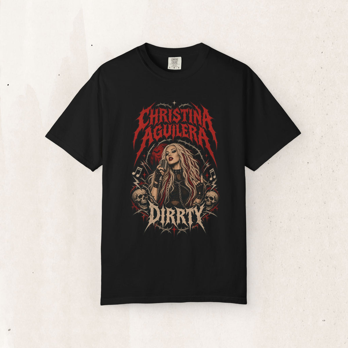 Christina Aguilera Heavy Metal Tee