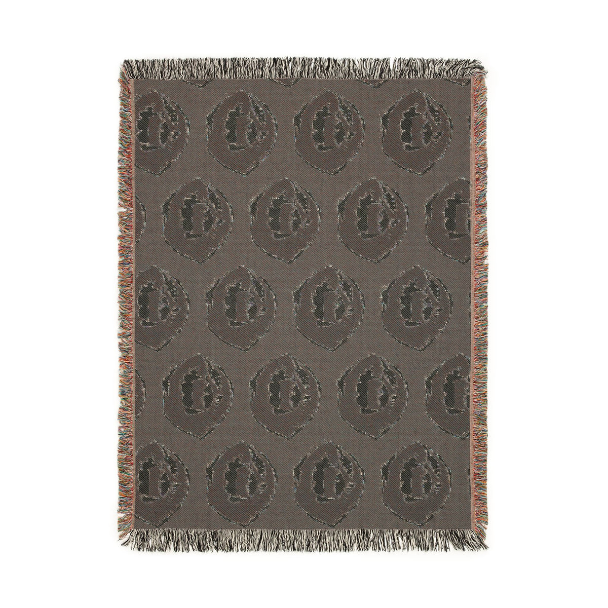 Vampire Fangs Woven Blanket Printify