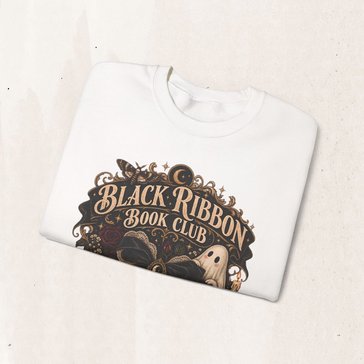 Black Ribbon Book Club Crewneck Sweatshirt