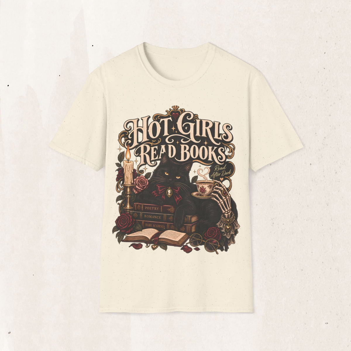 Hot Girls Read Books Graphic Tee