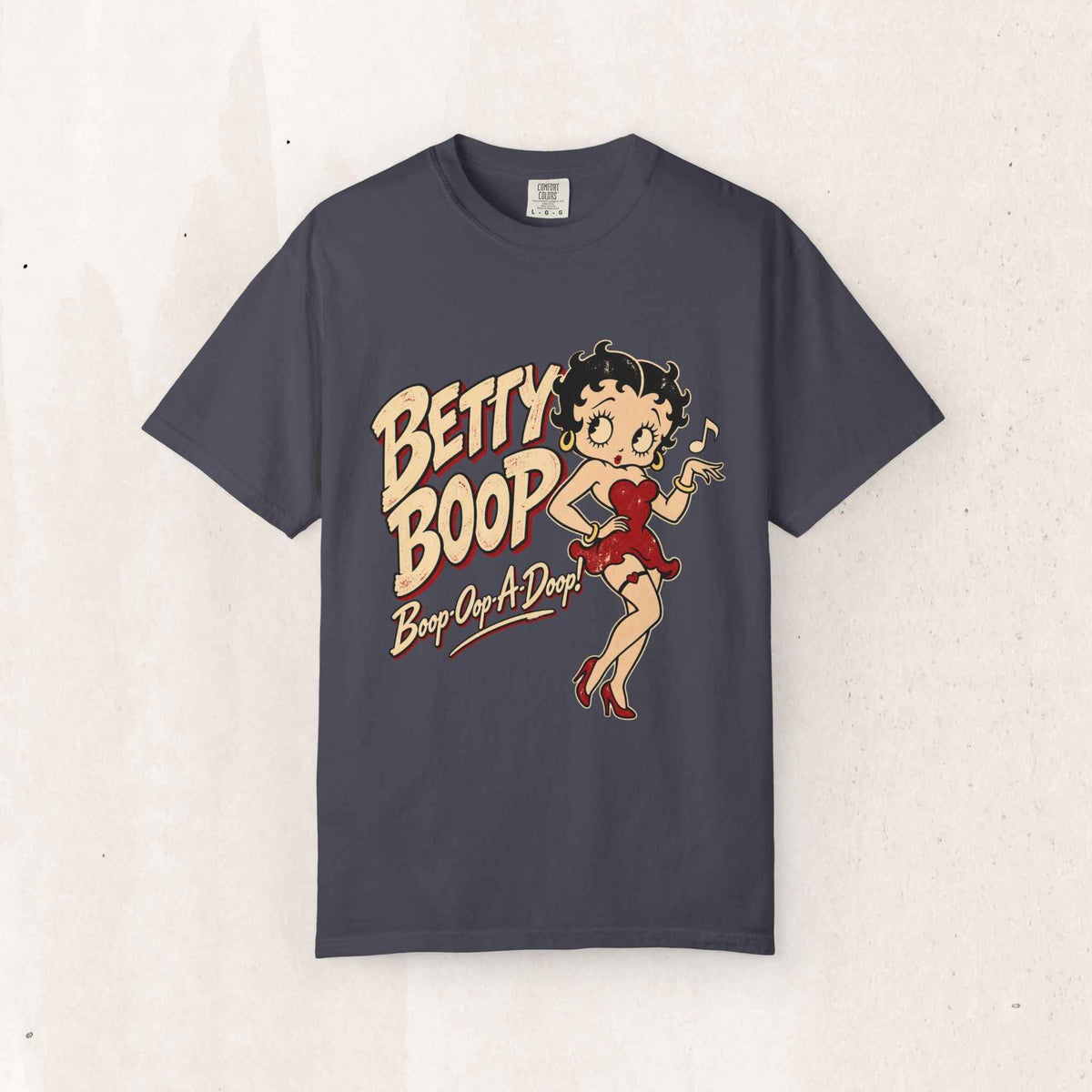 Betty Boop Vintage Graphic Tee – Navy