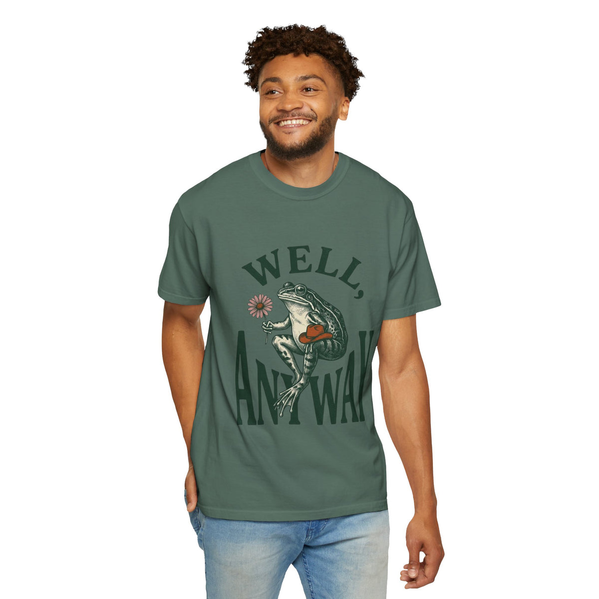 Frog Graphic "Well, Anyway" Tee