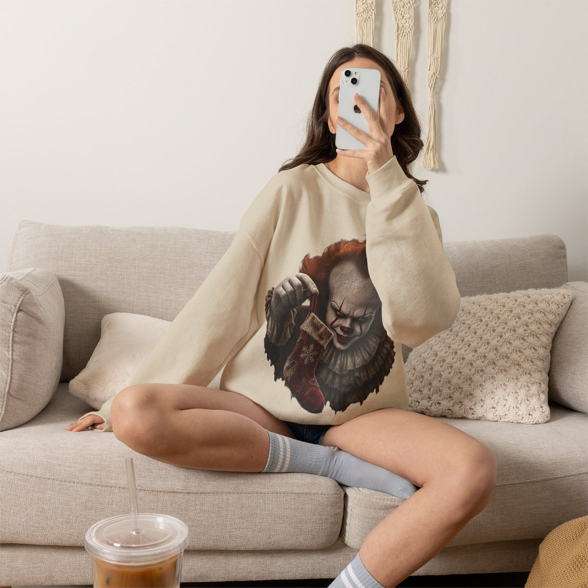 Pennywise Christmas Crewneck Sweatshirt