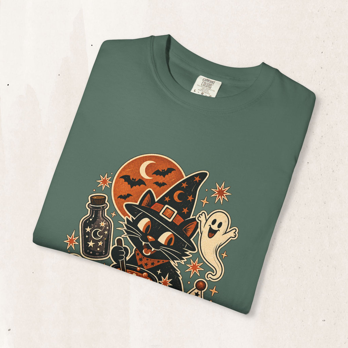 Halloween Cats & Pumpkins Tee
