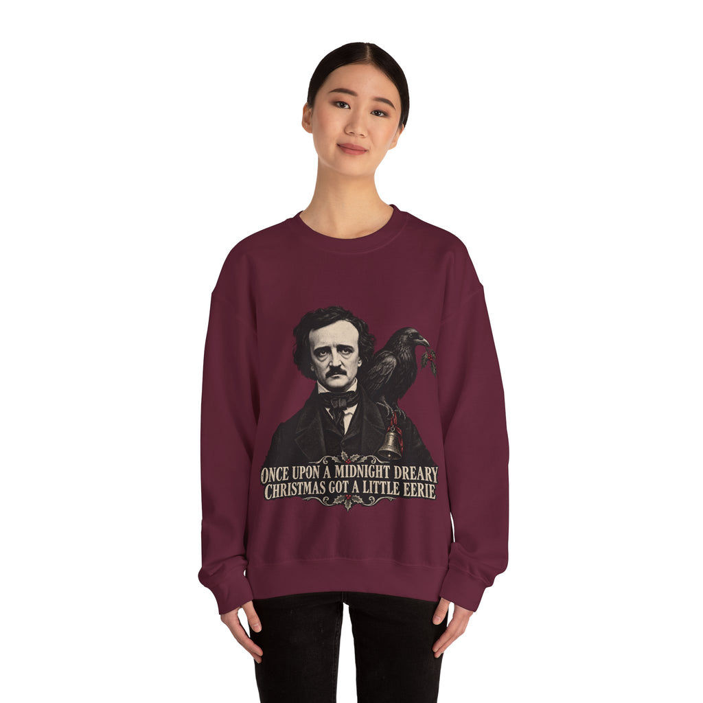 Edgar Allan Poe Christmas Crewneck Sweatshirt