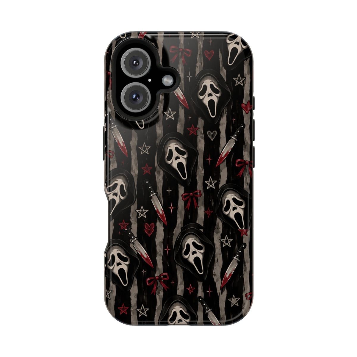 Ghostface Pattern iPhone Case, alternate view