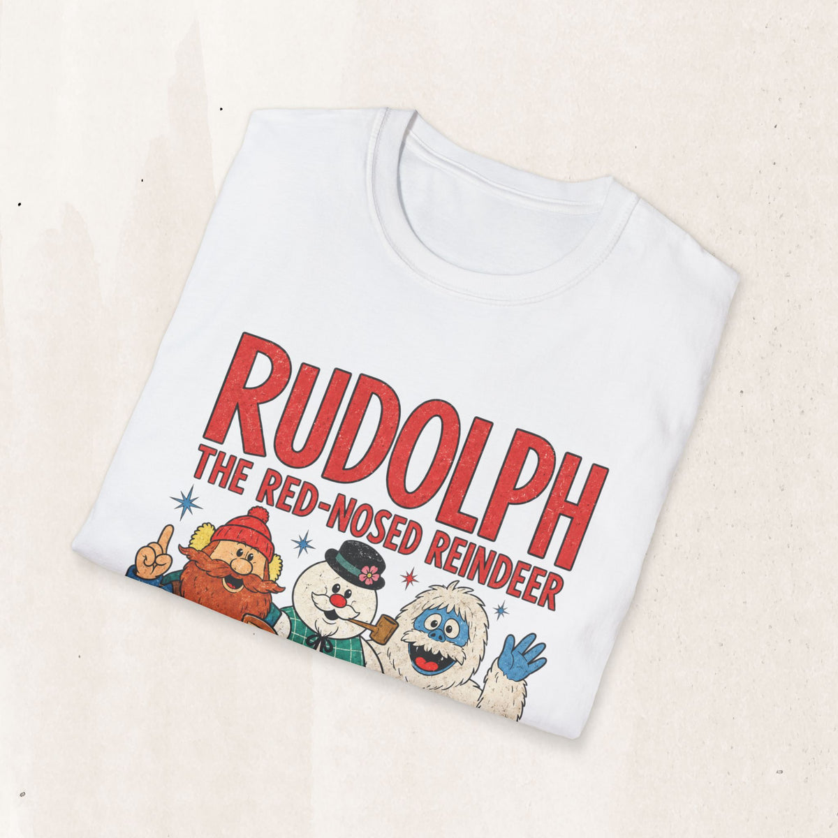 Rudolph The Red-Nosed Reindeer Christmas Tee