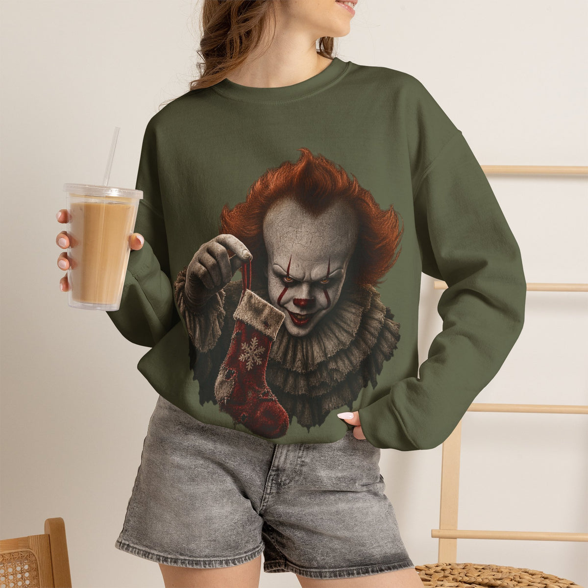 Pennywise Christmas Crewneck Sweatshirt