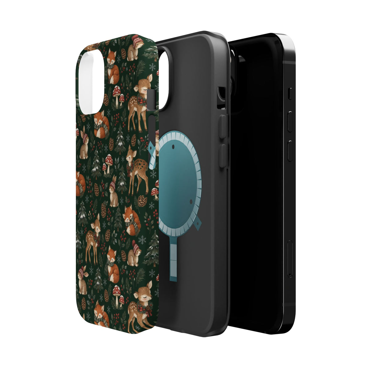 Woodland Fox & Deer MagSafe Phone Case, alternate view