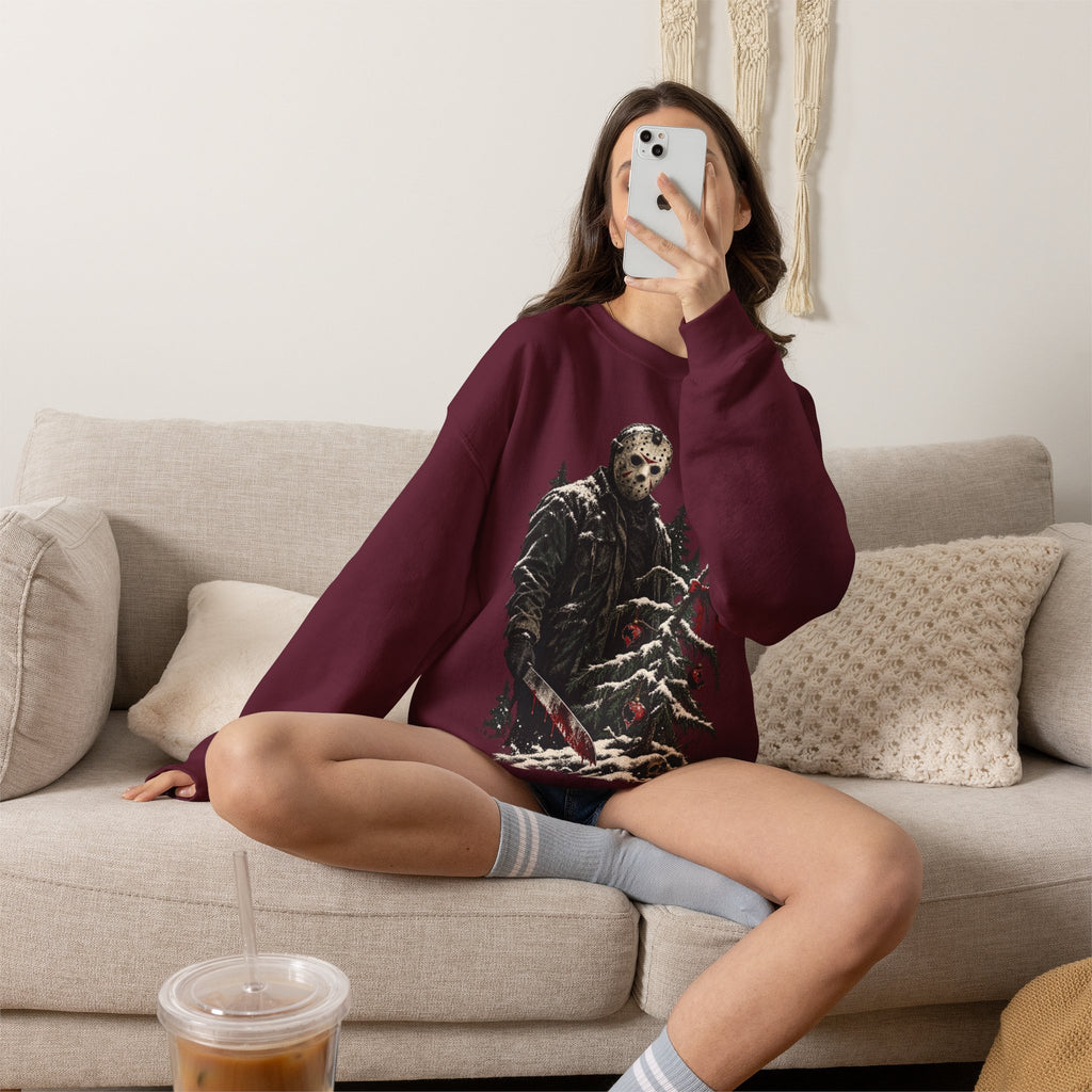 Jason Vorhees Christmas Crewneck Sweatshirt