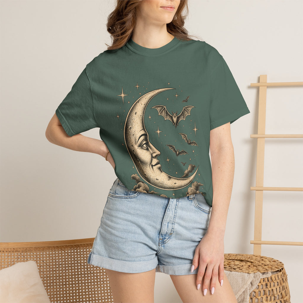 Crescent Moon & Bats Tee