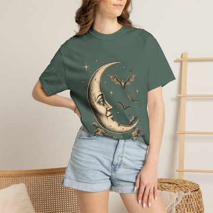 Crescent Moon & Bats Tee