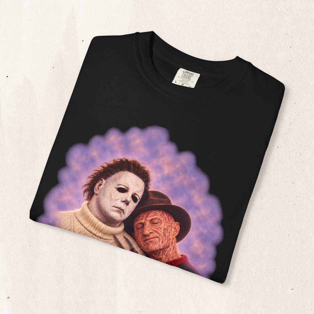 Michael Myers & Freddy Kreuger 80's Portrait Tee