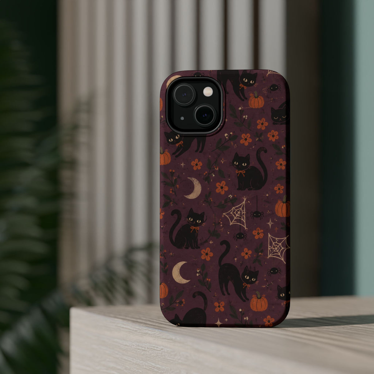 Halloween Black Cat MagSafe Phone Case, alternate view