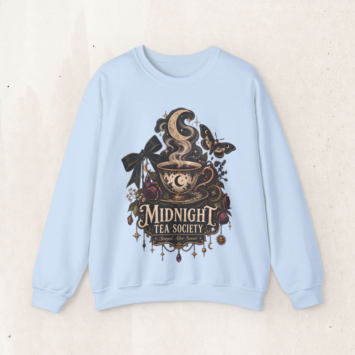 Midnight Tea Society Crewneck Sweatshirt