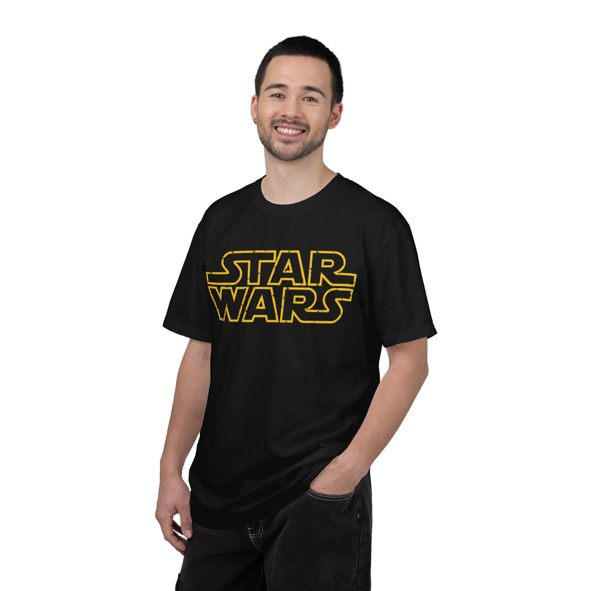 Star Wars A New Hope Quote Graphic Tee in Black, alternate view