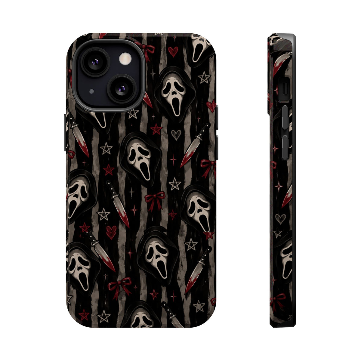 Ghostface Pattern iPhone Case, alternate view