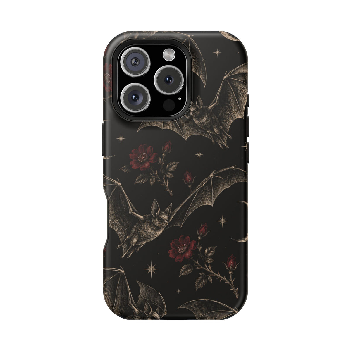 Gothic Bat & Moon Magnetic Phone Case, alternate view