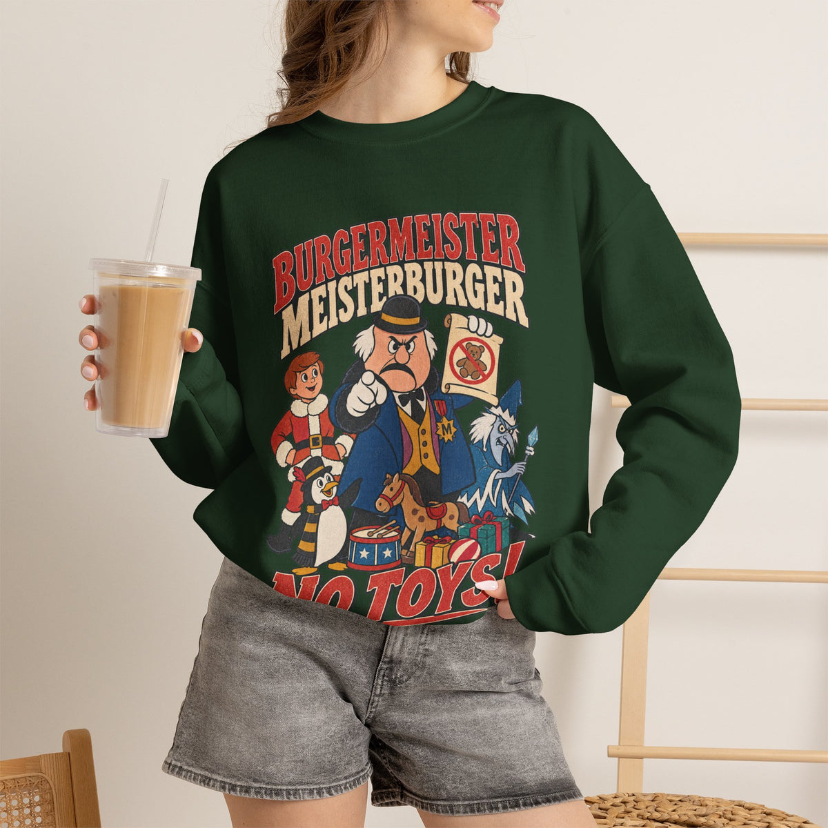Meisterburger 'No Toys!' Crewneck Sweatshirt