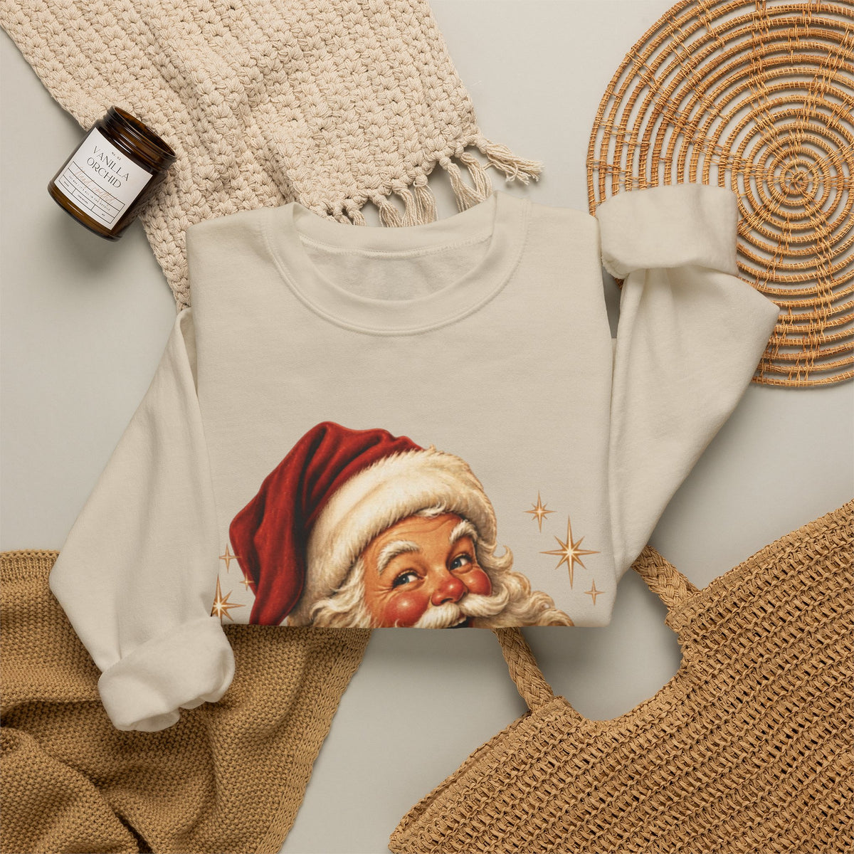 Vintage Santa Claus Crewneck Sweatshirt