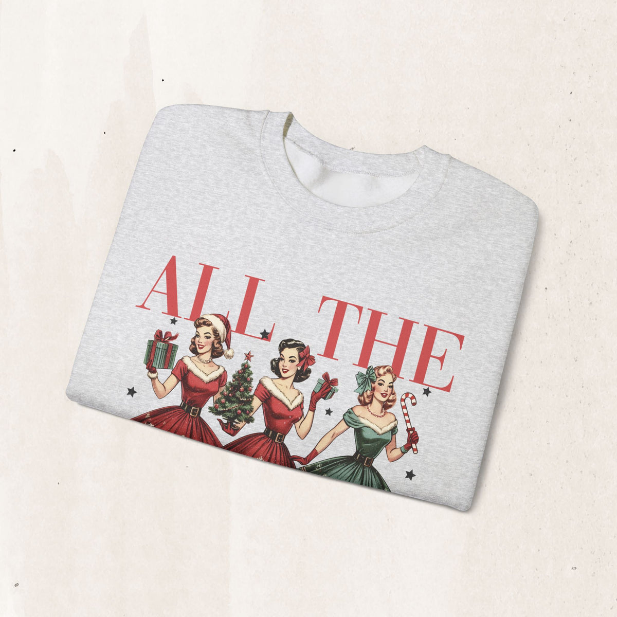 All the Jingle Ladies Christmas Crewneck Sweatshirt – photo 2