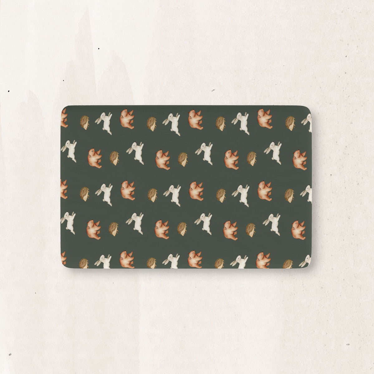Woodland Fox & Rabbit Baby Fitted Crib Sheet