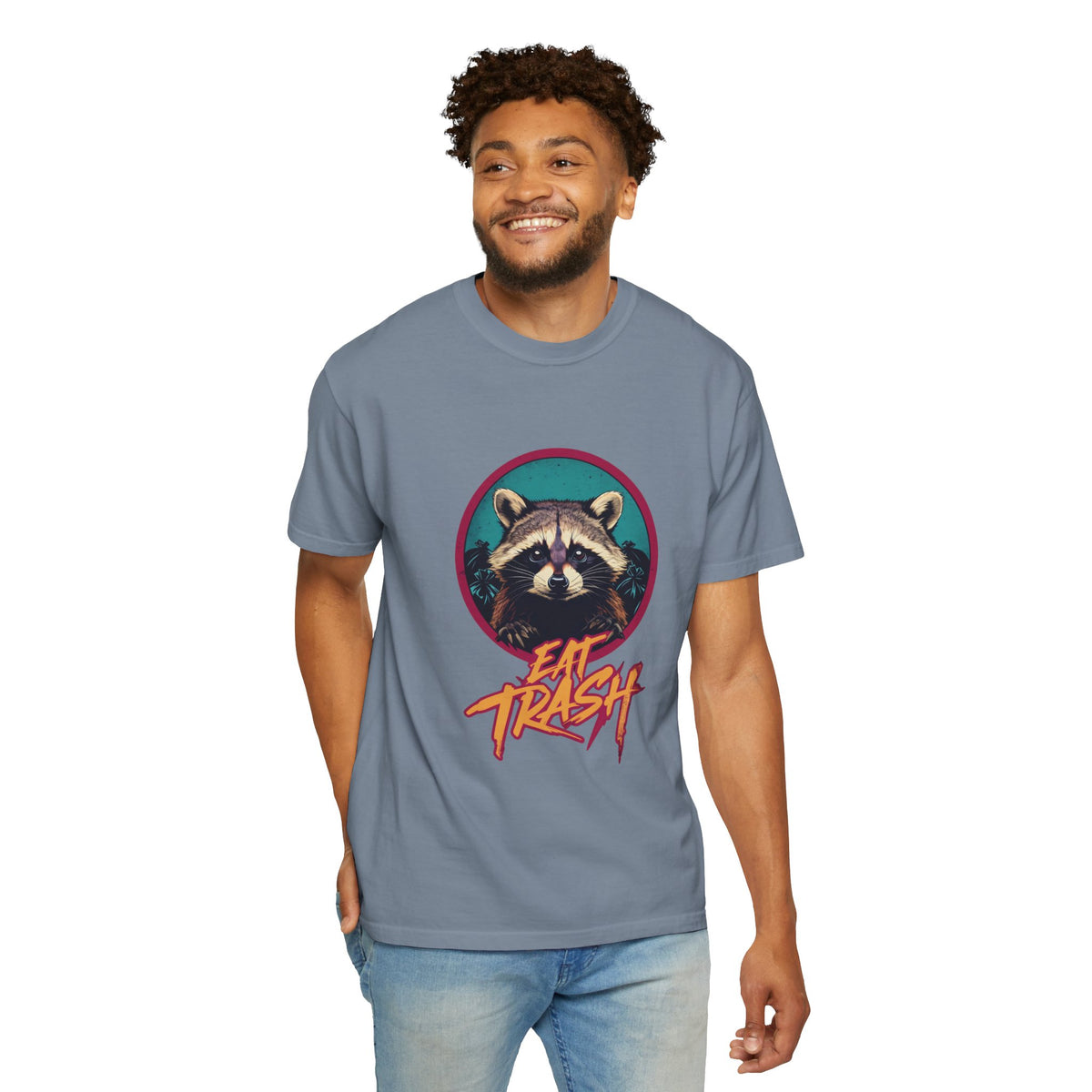 Raccoon 'Eat Trash' Graphic Tee