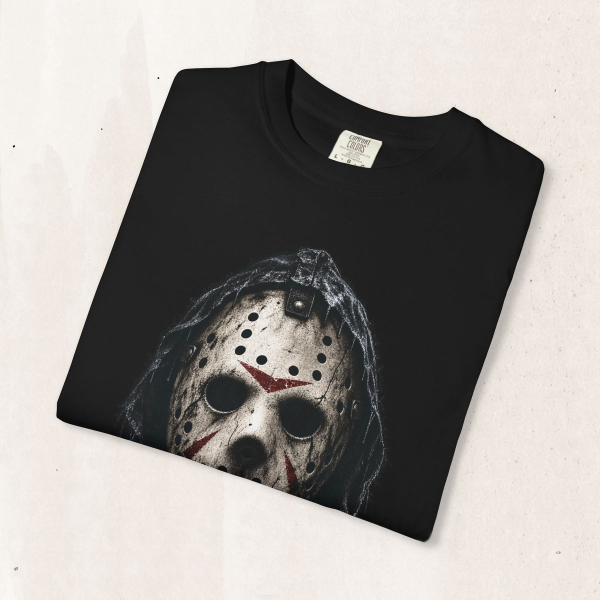 Jason Hockey Mask Lake Scene Graphic Tee