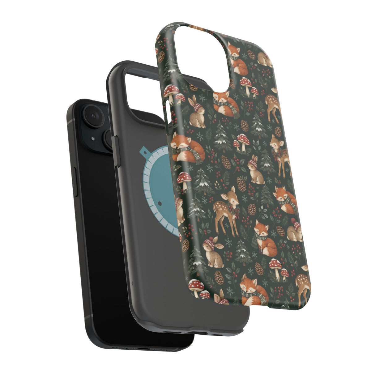 Woodland Fox & Deer MagSafe Phone Case, alternate view